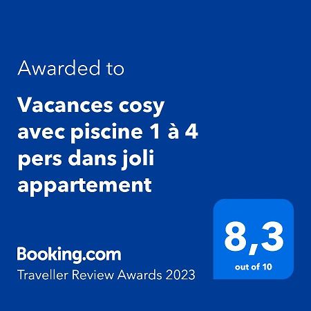 Vacances Avec Piscine Et Entree Autonome Dans Jolie Appartement Jusqu'A 4 Personnes Sérignan Exteriör bild